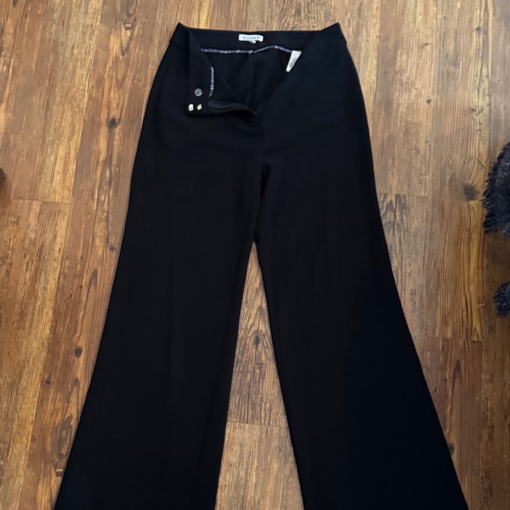 Nanette Lepore Classic Black Wide-Leg Pants
